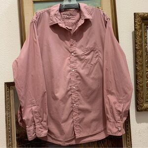 Frank & Eileen dusty rose pink Eileen size XL button up shirt